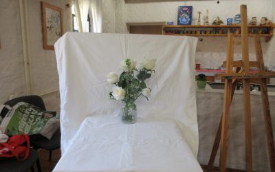 FOTOGALERIJA Članovi KUD-a Podravka, Likovne sekcije “Podravka 72” sudjelovali u radionici pod vodstvom akademske slikarice Olene Sokolovske