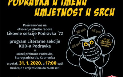 Izložba radova Likovne sekcije „Podravka ´72“ u Muzeju prehrane „Podravka“ – PODRAVKA U IMENU – UMJETNOST U SRCU