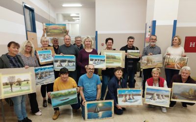Članice Likovne sekcije “Podravka 72” sudjelovale na edukativnoj likovnoj radionici Tehnika pastela