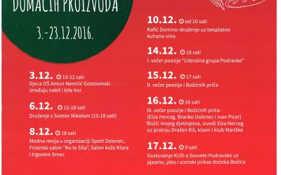 Nastup članova Literarne sekcije KUD-a Podravka u PC Martinovka
