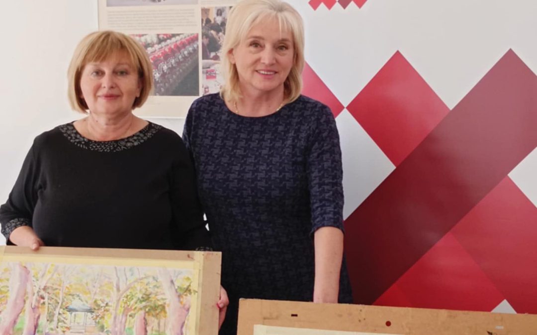 Članice KUD-a Podravka, Likovne sekcije “Podravka 72” na likovnoj radionici HSK-a u Zagrebu