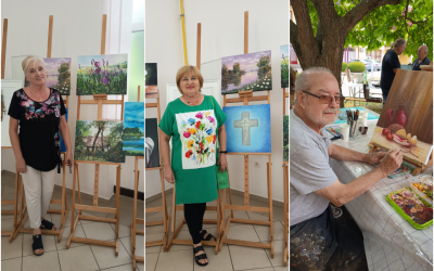 Članovi KUD-a Podravka, Likovne sekcije “Podravka 72” na likovnoj koloniji u Turčinu
