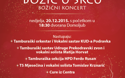 Božićni koncert KUD-a Podravka i gostiju