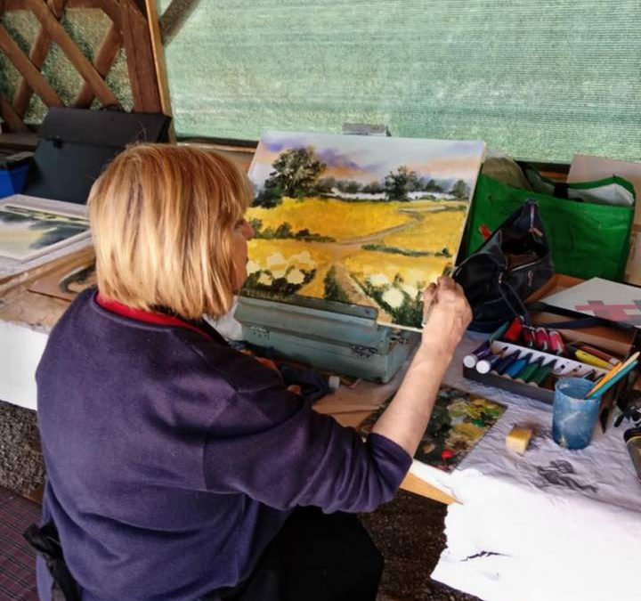 FOTOGALERIJA Članovi KUD-a Podravka, Likovne sekcije “Podravka 72” sudjelovali na 16. Županijskoj likovnoj koloniji u Peterancu