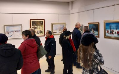 FOTOGALERIJA U Zagrebu otvorena izložba “Božićna priča” članova KUD-a Podravka, Likovne sekcije “Podravka 72”
