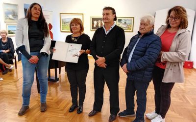 Članovi KUD-a Podravka primili zahvalnice za uspjeh na 39. Susretu likovnih stvaralaca